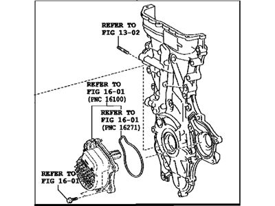 Toyota 11310-37100 Cover Sub-Assembly, Timing Chain Or Belt