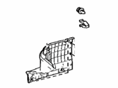 Toyota 76974-47010-C0 Cover, Rear Under Side, Driver Side