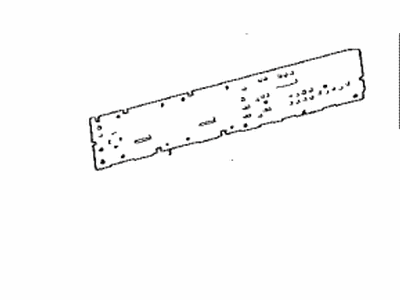 Toyota 83861-47Q70 Plate, Meter Circuit