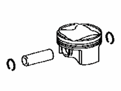 Toyota 13101-37260 Piston Sub-Assy,  W/Pin