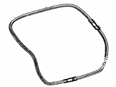 Toyota 67881-47050 Weatherstrip,  Back Door