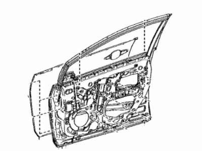 Toyota 67002-47161 Panel Sub-Assy,  Front Door,  LH
