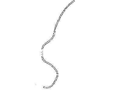 Toyota 90068-33049 Hose, Windshield Washer (From Motor To Joint), Rubber