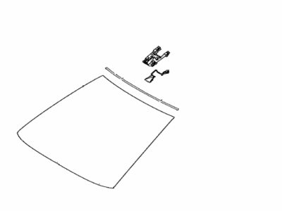 Toyota 56101-3Y931 Glass,  Windshield