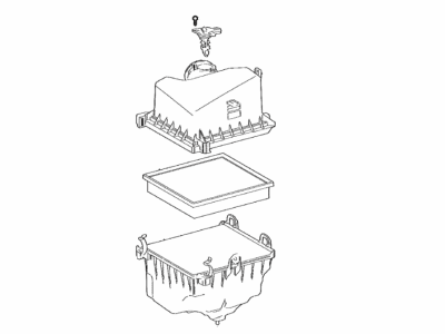 Toyota 17700-25070 Cleaner Assembly, Air