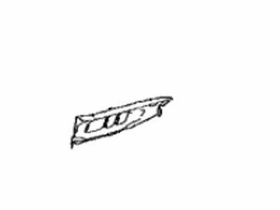 Toyota 58315-33010 Extension,  Rear Floor Side Panel,  RH