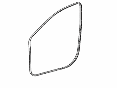Toyota 62311-33120 Weatherstrip,  Front Door Opening Trim,  RH