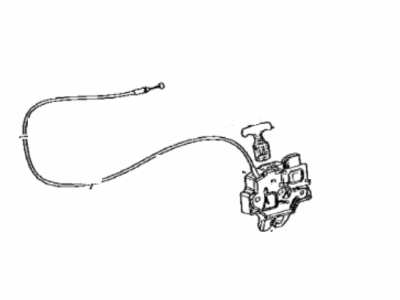 Toyota 64600-33170 Lock Assy,  Luggage Compartment Door