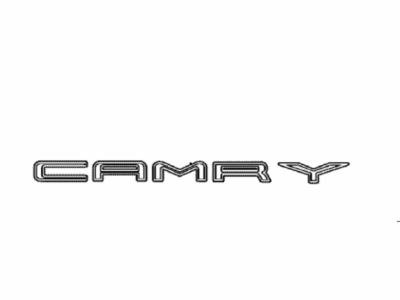 Toyota 75442-33450 Plate,  Luggage Compartment Door Name,  NO.2
