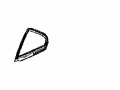 Toyota 68188-33080 Weatherstrip,  Rear Door Quarter Window,  RH