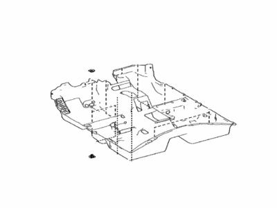 Toyota 58510-33880-B2 Carpet Assembly, Floor, Front