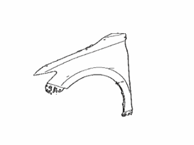 Toyota 53801-33200 Fender Sub-Assy,  Front RH