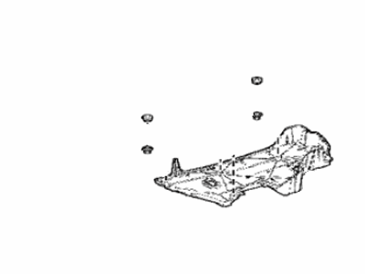 Toyota 58399-33070 Cover,  Floor Under,  NO.2