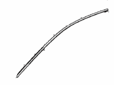 Toyota 75754-33100 Moulding,  Front Door Window Frame,  Upper LH