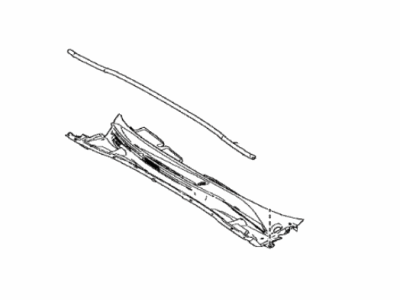 Toyota 55708-33270 Louver Sub-Assy,  Cowl Top Ventilator