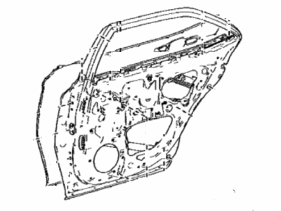 Toyota 67003-33270 Panel Sub-Assy,  Rear Door,  RH