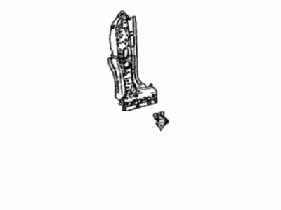 Toyota 61109-33220 Reinforce Sub-Assembly, Front Body Pillar, Lower Driver Side