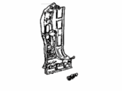 Toyota 61108-33220 Reinforce Sub-Assembly, Front Body Pillar, Lower Side