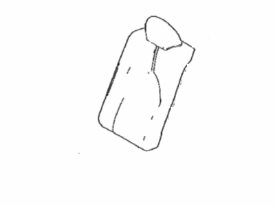 Toyota 71078-33B10-B2 Cover, Rear Seat Back, Driver Side(For Separate Type)