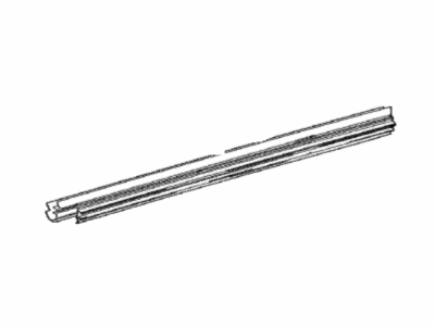 Toyota 68173-33100 Weatherstrip,  Rear Door Glass,  Inner RH