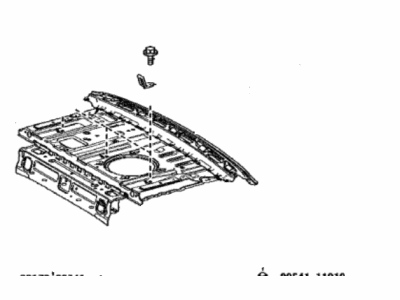 Toyota 64101-33350 Panel Sub-Assy,  Upper Back