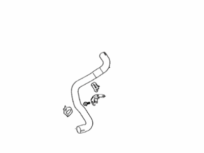 Toyota 16571-25020 Hose,  Radiator,  NO.1