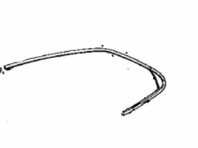 Toyota 75708-33060 Moulding Sub-Assy,  Rear Door Window Frame,  LH