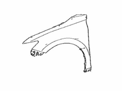 Toyota 53802-33200 Fender Sub-Assy,  Front LH