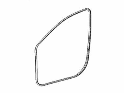 Toyota 62312-33120 Weatherstrip,  Front Door Opening Trim,  LH