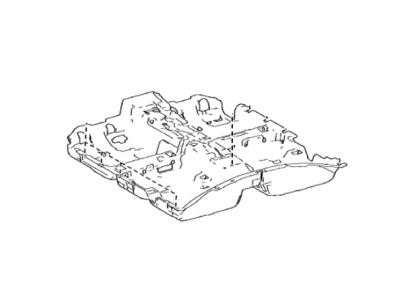 Toyota 58511-33010 Mat,  Floor,  Front