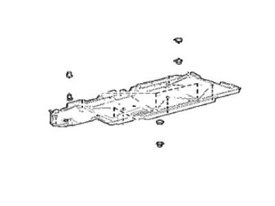 Toyota 58166-33030 Cover,  Front Floor,  LH