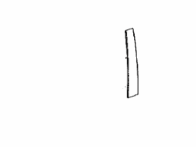 Toyota 75755-33090 Moulding,  Front Door Window Frame,  Rear RH