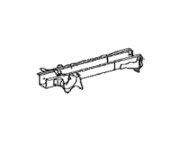 Toyota 57604-33030 Member Sub-Assy,  Rear Floor Side,  Rear LH