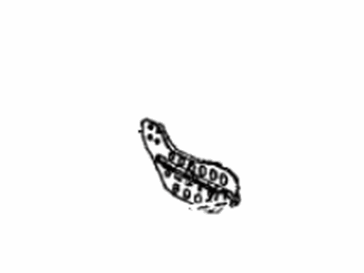 Toyota 58544-33110 Bracket, Floor Carpet, Driver Side