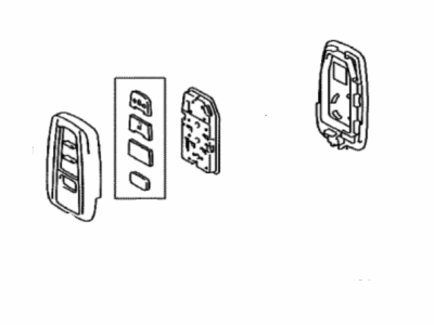 Toyota 89072-33870 Housing Set, Door Control Transmitter (For Smart Key)