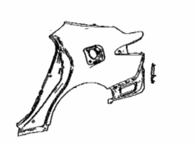 Toyota 61602-33290 Panel,  Quarter,  LH