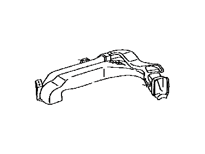 Toyota 55086-12190 Duct Sub-Assy,  Heater To Register,  NO.3