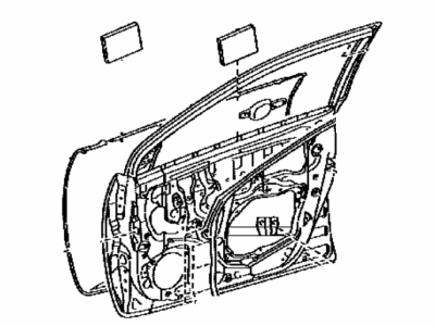 Toyota 67002-12A61 Panel Sub-Assy,  Front Door,  LH