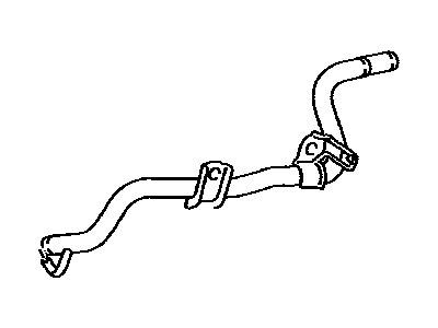 Toyota 16268-0T090 Pipe,  Water By-Pass,  NO.1