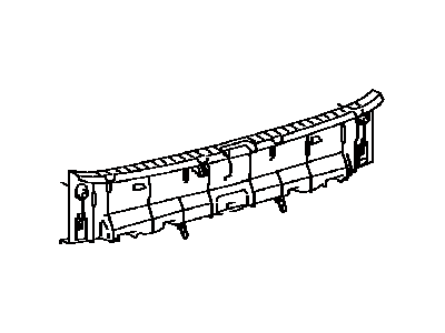 Toyota 58387-20050-C0 Finish Plate