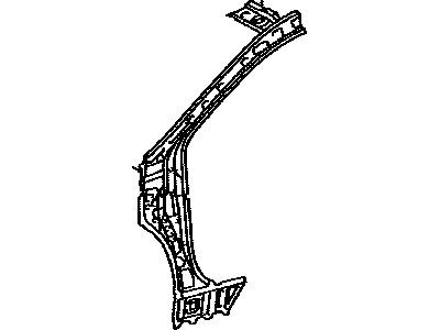 Toyota 61024-12390 Pillar Sub-Assembly, Front Body, Inner Driver Side
