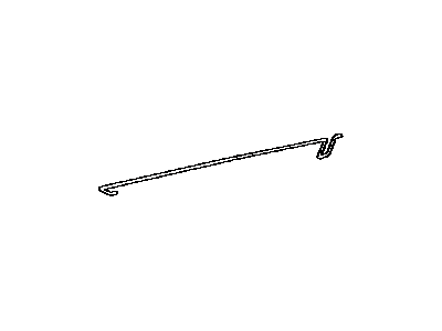 Toyota 64531-12830 Bar, Luggage Door Hinge Torsion, Passenger Side