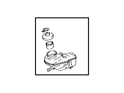 Toyota 47220-12230 Reservoir Sub-Assembly, Brake Master Cylinder