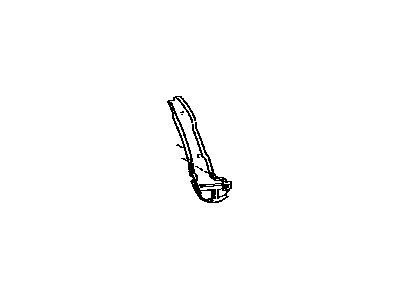 Toyota 52592-12150 Seal,  Rear Bumper Side,  LH