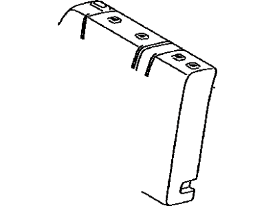 Toyota 71651-12810 Pad, Rear Seat Back, Passenger Side(For Separate Type)