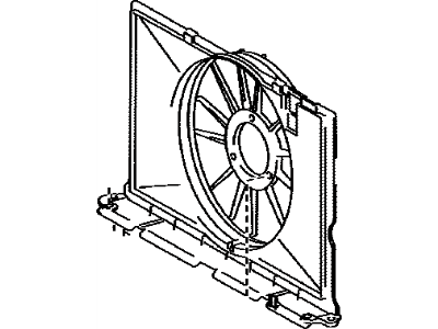 Toyota Fan Shroud - 16711-0A010