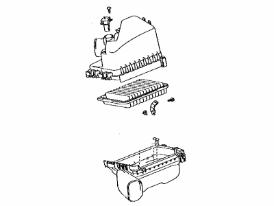Toyota 17700-22220 Cleaner Assembly, Air