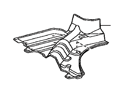 Toyota 77641-12230 Protector,  Fuel Tank,  NO.1
