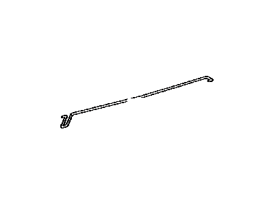 Toyota 64532-12810 Bar, Luggage Door Hinge Torsion, Driver Side