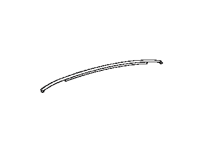 Toyota 75556-AC010-C0 Moulding,  Roof Drip Side Finish,  Center LH